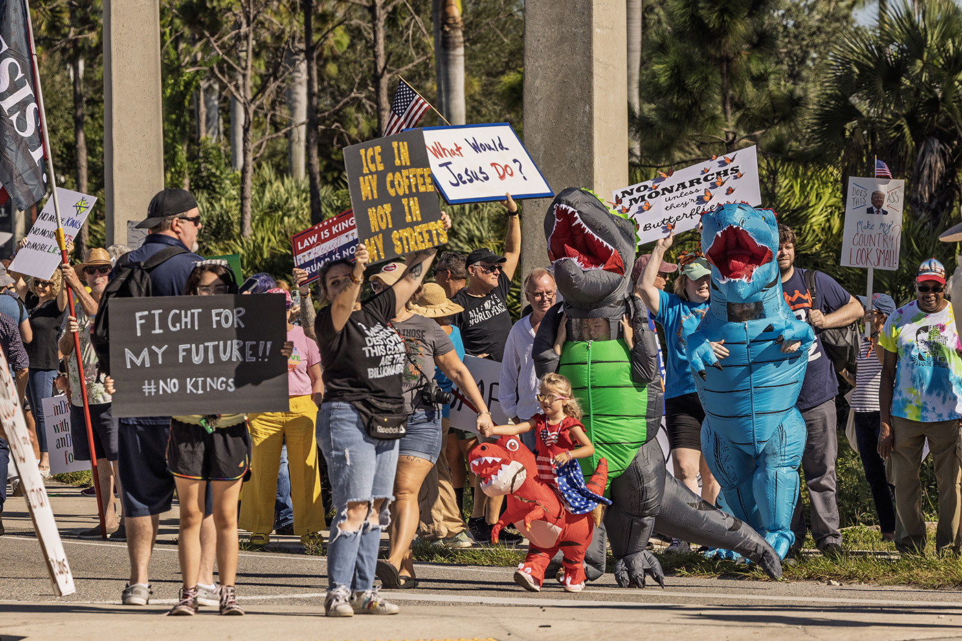 No Kings Protest by Tom Brott (Group 4)